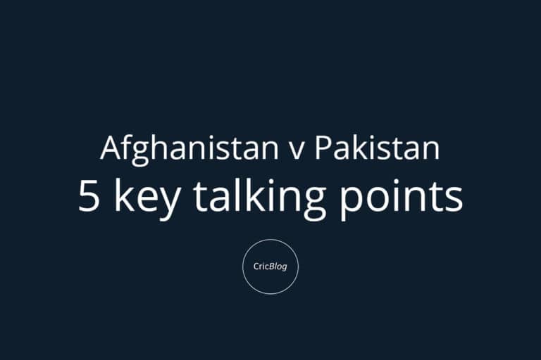 CWC 2019 – Afghanistan v Pakistan: 5 key talking points