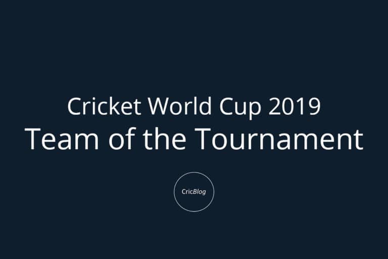 Cricket World Cup 2019: Team of the Tournament
