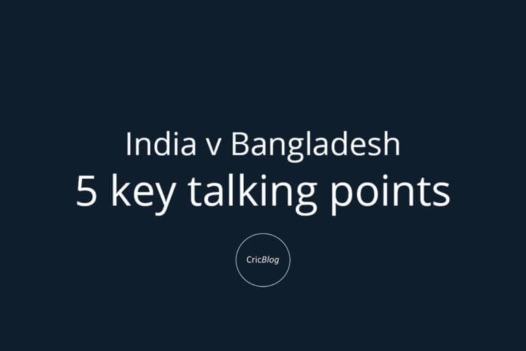 CWC 2019 – India v Bangladesh: 5 key talking points