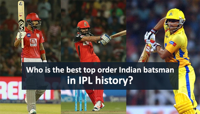 Who is the best Indian top order batsman in IPL history?