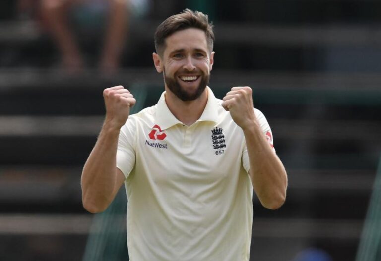 What is Chris Woakes’ Test record away from home?