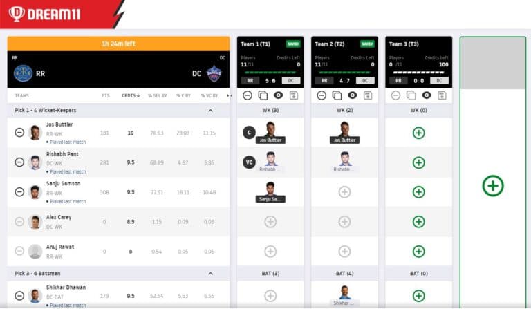 How to Create Multiple Teams in Dream11 and Its Benefits