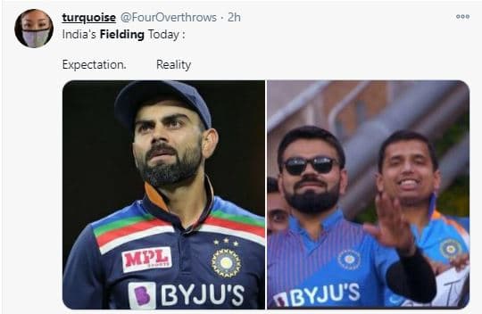 AUS vs IND: Twitter reactions to the shambolic fielding in the 3rd T20I