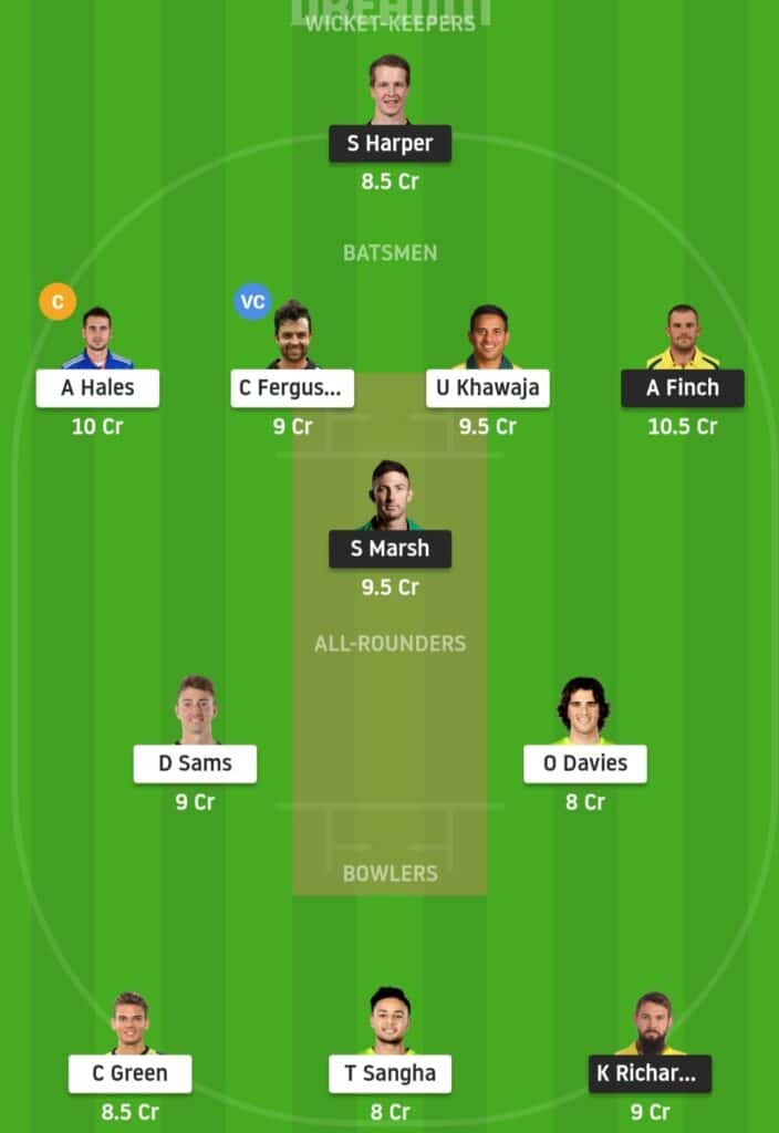 BBL 10 Match 22: REN vs THU Preview Dream11 Possible 11 Pitch Report | REN vs THU Dream11 Prediction Today | Renegades vs Thunder Key Players | Carrara Pitch Report