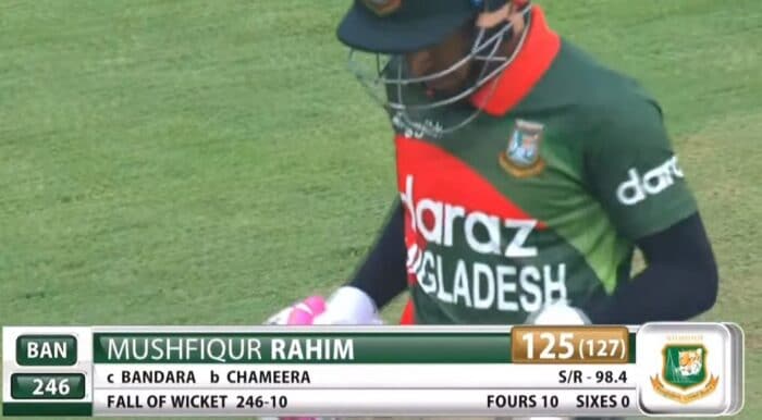 Twitter reactions to classy 125 by Mushfiqur Rahim in 2nd ODI