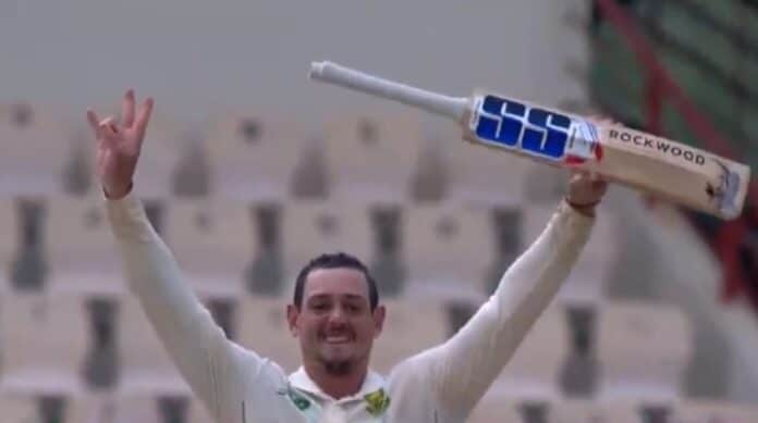 Twitter reactions to brilliant 141* by Quinton de Kock | Twitter reactions to fantastic knock of 141* by Quinton de Kock in 1st Test vs WI