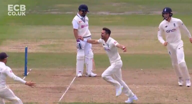 Twitter erupts after Anderson dismisses Kohli first ball