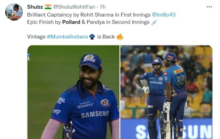 Twitter reactions as MI win crucial game vs PBKS