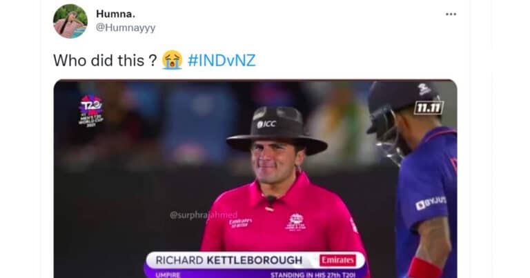 IND vs NZ Twitter reactions: India on brink of elimination