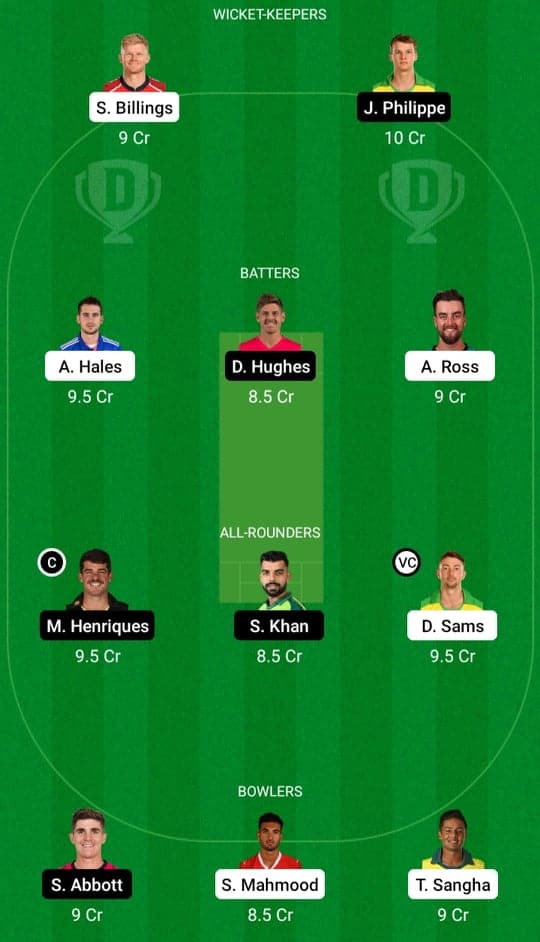 THU vs SIX Dream11 Prediction & Fan2Play Possible Playing 11 Pitch Report: BBL 2021/22 Match 20 | THU vs SIX Dream11 Prediction Today | Thunder vs Sixers Key Players | Sydney Showground Pitch Report