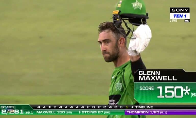 273/2: The records Glenn Maxwell & Melbourne Stars broke