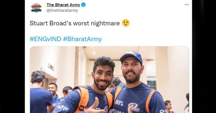 Cricket News: Twitter reactions as Jasprit Bumrah scores world record 35 off one Stuart Broad over | Bumrah hits 29 runs off Stuart Broad