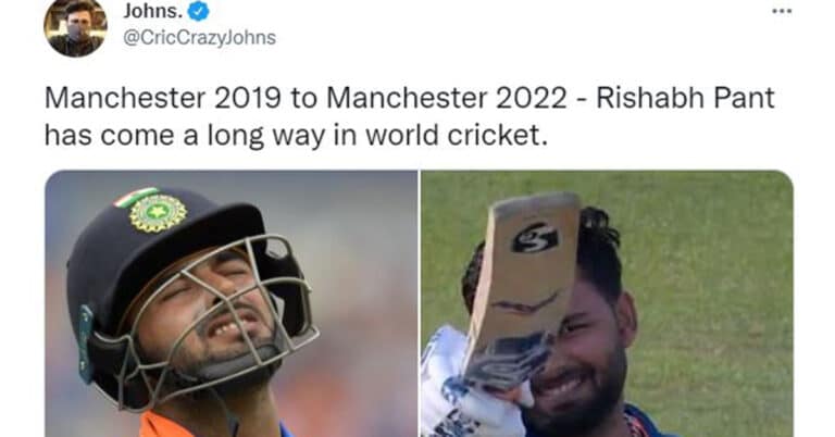 Twitter reactions to Pant century & Hardik all-round brilliance