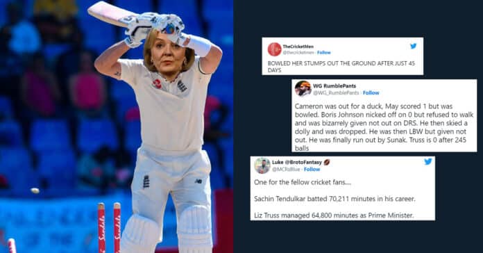 Cricket News: Liz Truss reigns as UK PM - the best cricket references | The best cricket references to Liz Truss resigning as UK Prime Minister