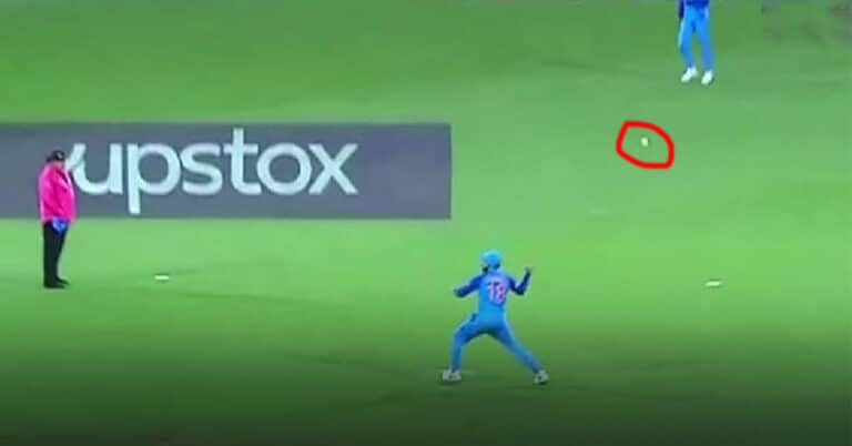 Images & footage appears of Virat Kohli fake fielding