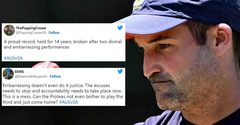 “Dismal & embarrassing” – South Africa fans react to horror performance in Australia