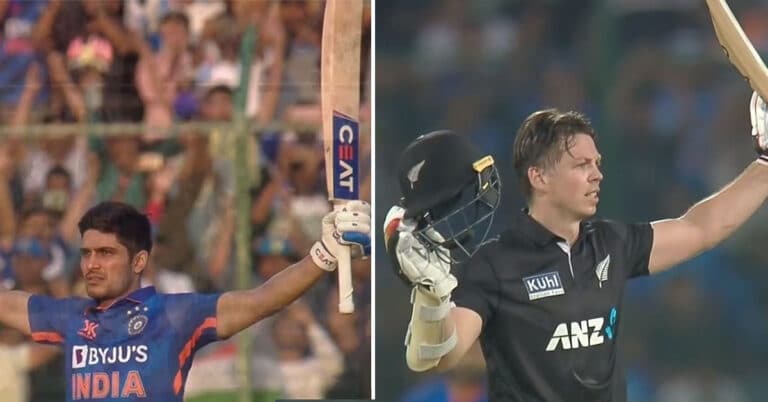 Twitter reactions to Gill double century and Bracewell blinder