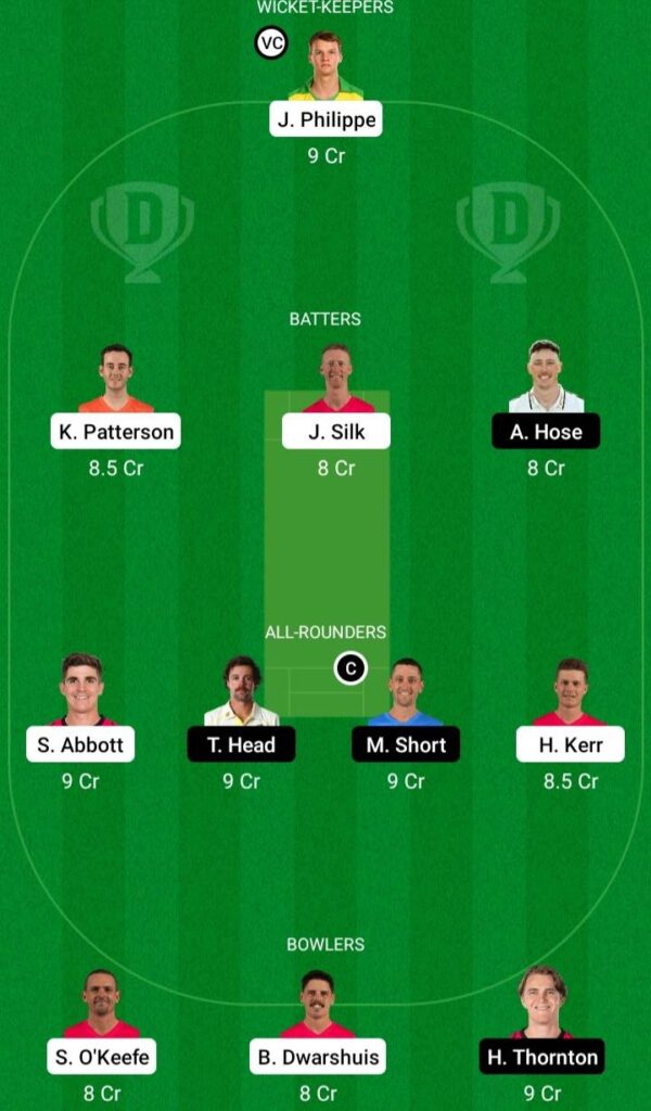 SIX vs STR Dream11 Prediction & Fan2Play Possible 11 Pitch Report: BBL 2022/23 Match 45 | SS vs AS Dream11 Prediction Today | Coffs Harbour Pitch Report