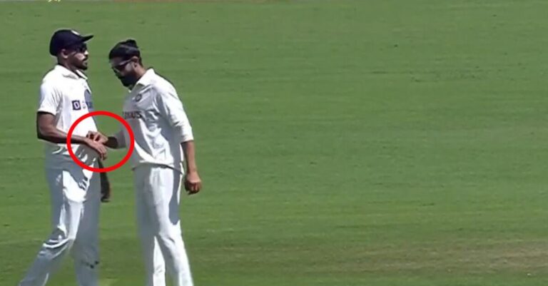 What was Ravindra Jadeja putting on his finger during the Nagpur Test?