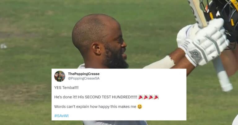 Twitter reactions: Temba Bavuma scores long-awaited 2nd century