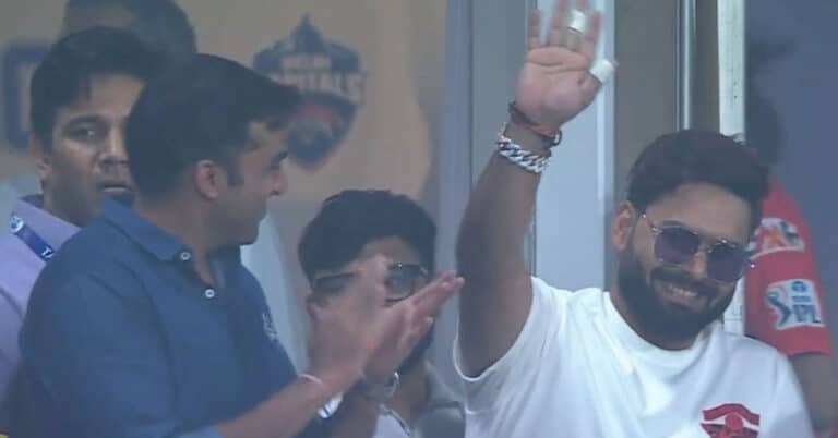 Twitter reactions: Fans joyful as Rishabh Pant watches DC vs GT in stadium