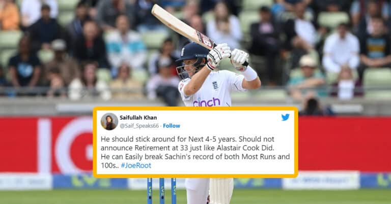 Twitter reactions to Joe Root reaching 11000 Test runs
