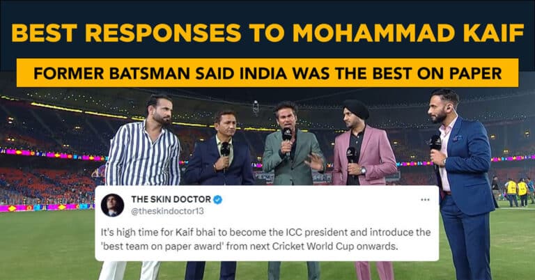 Best responses to Mohammad Kaif “best team on paper” argument
