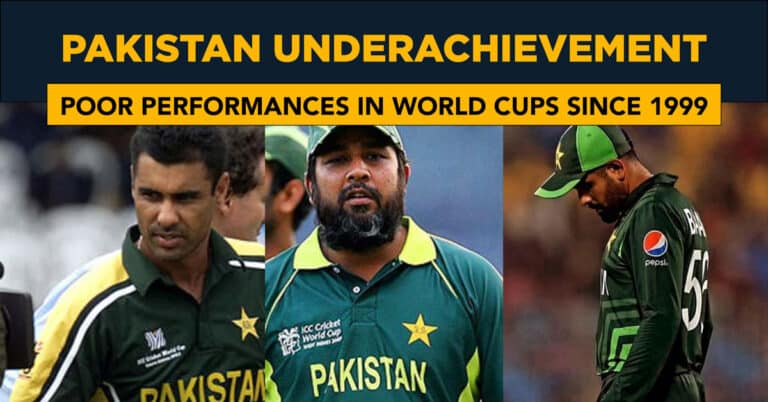 Pakistan’s poor performances in World Cups since 1999