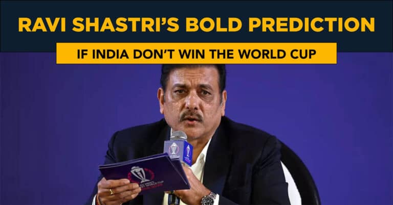 Ravi Shastri makes bold prediction if India don’t win the 2023 World Cup