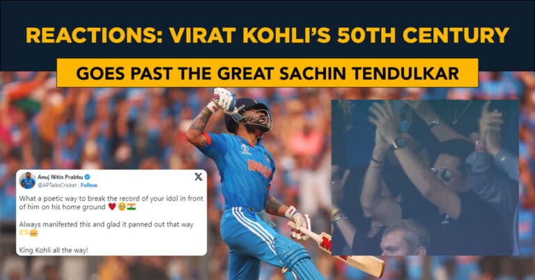 Twitter Reactions to Virat Kohli scoring his 50th ODI century