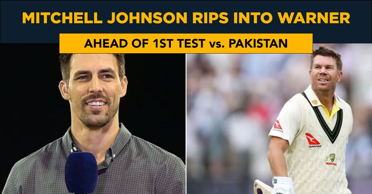 Cricket News: Mitchell Johnson attacks David Warner ahead of Pakistan series in his column for The West Australian