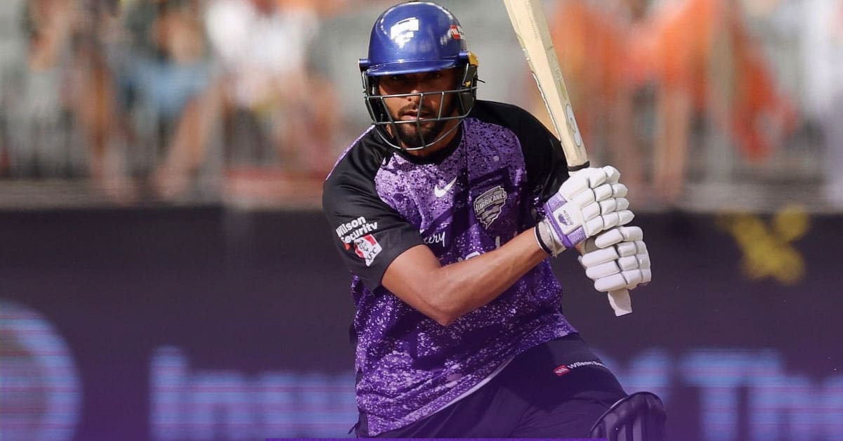 Cricket News: Who is Nikhil Chaudhary? All-rounder makes impression on BBL debut | Nikhil Chaudhary makes BBL debut for Hobart Hurricanes