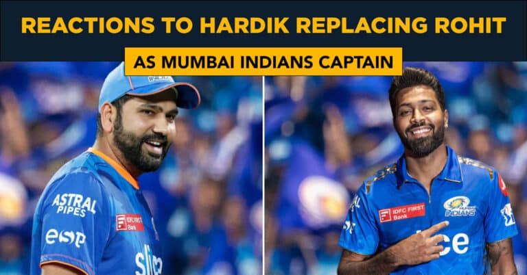 Reactions to Hardik Pandya replacing Rohit Sharma as Mumbai Indians MI captain