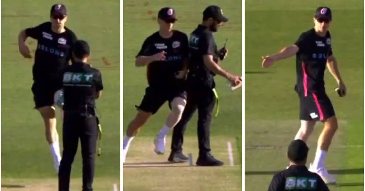 Cricket News: Footage emerges of why Tom Curran was banned for four matches | Footage of Tom Curran intimidating umpire