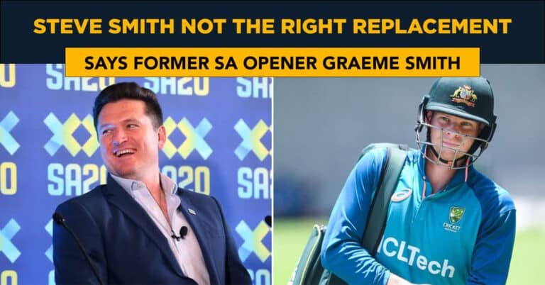 Steve Smith not the right replacement for David Warner – Graeme Smith