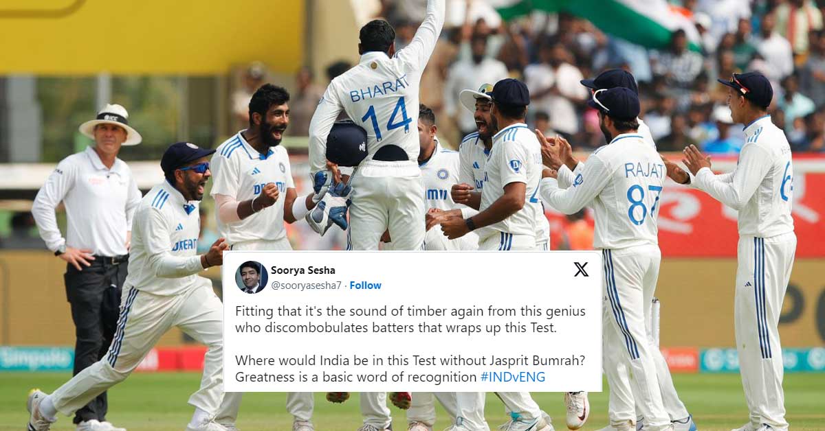 Cricket News: IND vs ENG 2nd Test Twitter reactions: India win by 106 runs at Visakhapatnam & level series 1-1