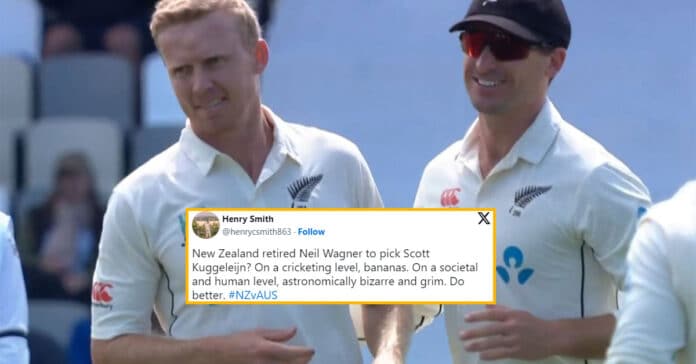 Cricket News: Fans react to New Zealand selecting Scott Kuggeleijn after telling Neil Wagner he won't be picked