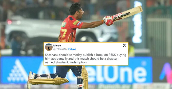 Cricket News: GT vs PBKS Twitter Reactions - Shashank Singh 61 off 29 balls seals incredible win for Punjab Kings against Gujarat Titans