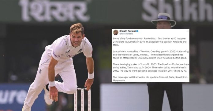 Cricket News: Widespread reaction to Jimmy Anderson announcing his retirement from Test cricket following first Test against West Indies