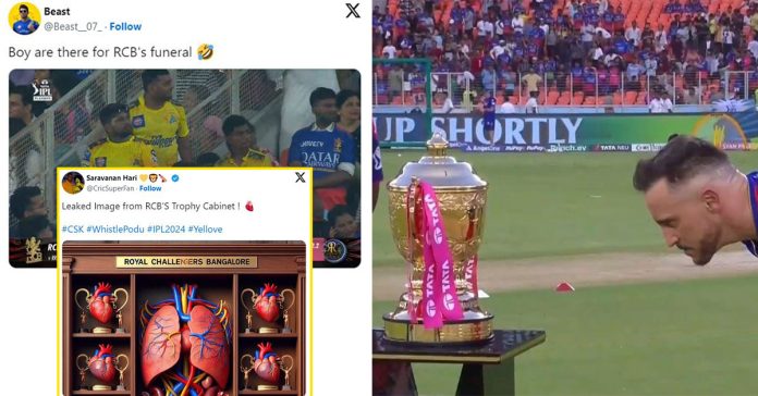 RR vs RCB Eliminator reactions - Funniest memes and tweets from RCB's loss at Narendra Modi Stadium in Ahmedabad.