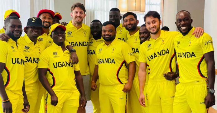 Australia T20 captain Mitch Marsh and opener David Warner caught up with the Uganda team ahead of their World Cup campaign