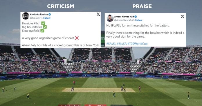 Cricket News: Fans have criticised the pitch in New York which was significantly in favour of the bowlers in the Sri Lanka-South Africa match