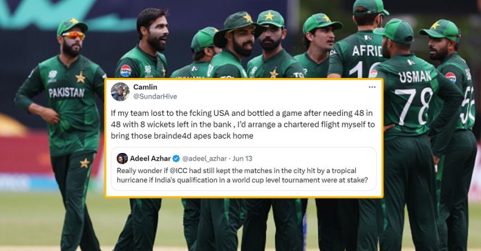 Reactions to Pakistan getting knocked out of the T20 World Cup: Washout in USA vs Ireland game seals Pakistan's fate.