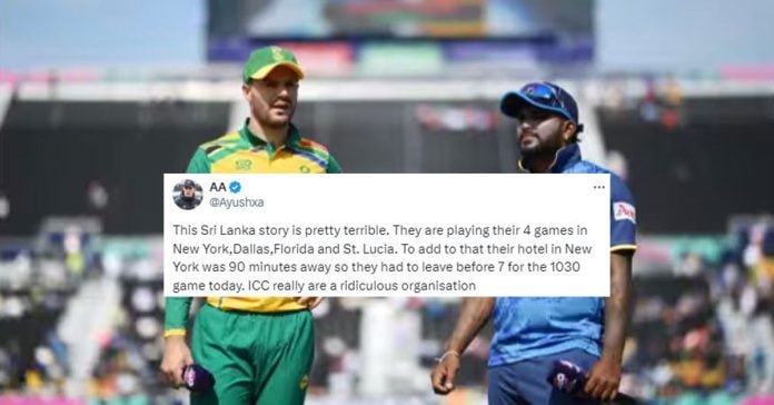 Members of the Sri Lanka squad have spoken out against their terrible travel schedule, which involves playing at four different venues