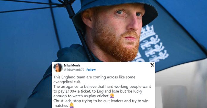 Fans have taken aim at Ben Stokes and England for their mindset after failing to regain the Ashes at home in 2023.