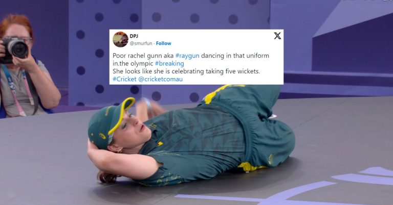 Best cricket references to the Rachael “Raygun” Gunn breakdancing display at the 2024 Olympics