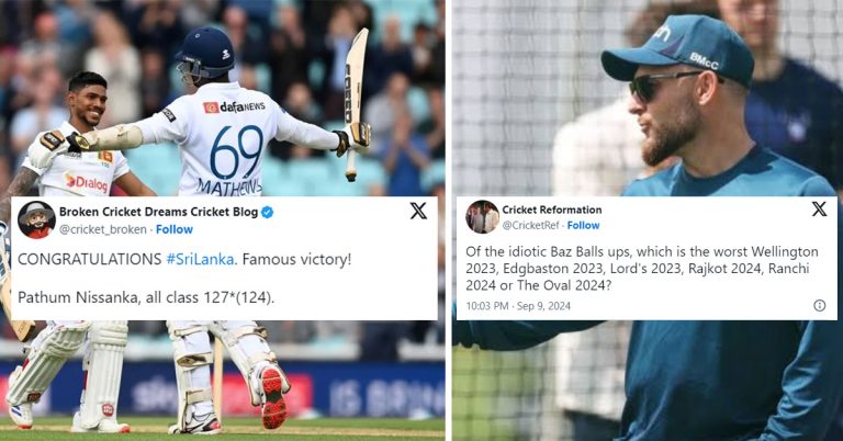 ENG vs SL 3rd Test reactions: Nissanka century as Bazball criticised