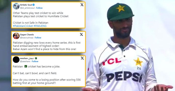 Cricket News: Pakistan criticised heavily by fans after shocking display in the first Test against England in Multan.