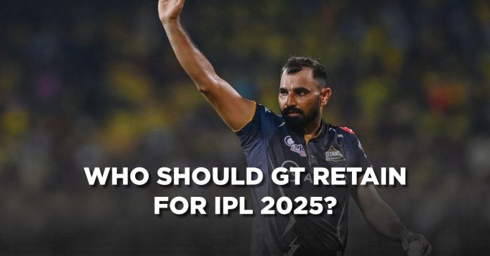 Which players should Gujarat Titans (GT) retain for the IPL 2025 season? A look at the strategy they could implement.