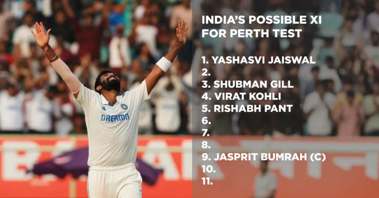 India possible playing XI for 1st BGT Test against Australia at Perth